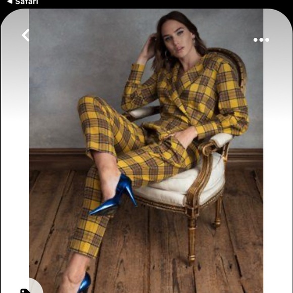 Kate Hudson Happy Nature plaid blazer - Picture 9 of 9